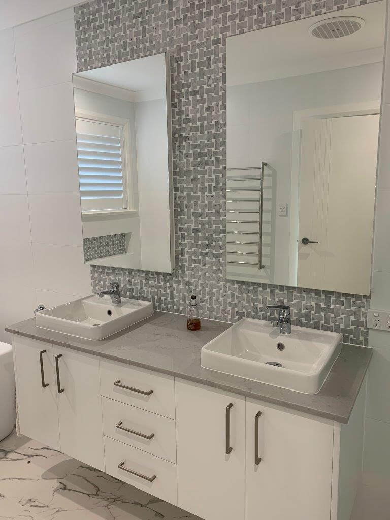 Bathroom vanity stone